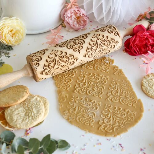 Lace Embossing Rolling Pin