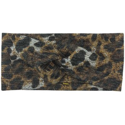 Bandeau Torsadé Lion Animal Lurex Or