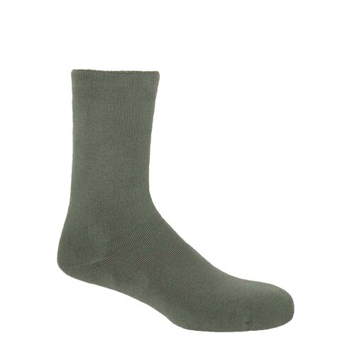 Plain Men's Bed Socks - Grey