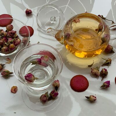 White tea - Rose Nepal ／ White tea from Nepal & rosebuds