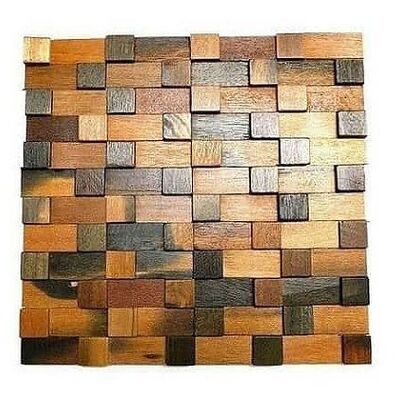 3D Wood Tiles, Mosaic Tiles, Vintage Style 9 / WMV9