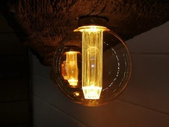 Lumières suspendues de poutre en bois d'unité centrale, accrochantes, plafonniers/LPUB3-1 4
