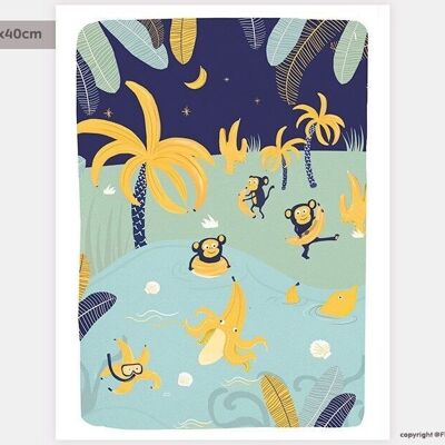 Affiche 30x40 - Banana Island