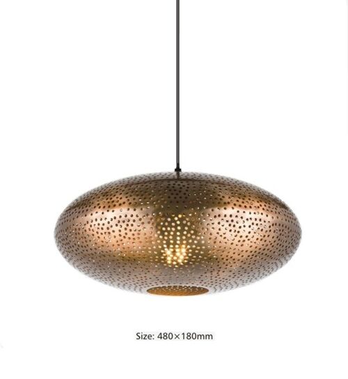 Decorative Moroccan Sphere Pendant Light / LMM4