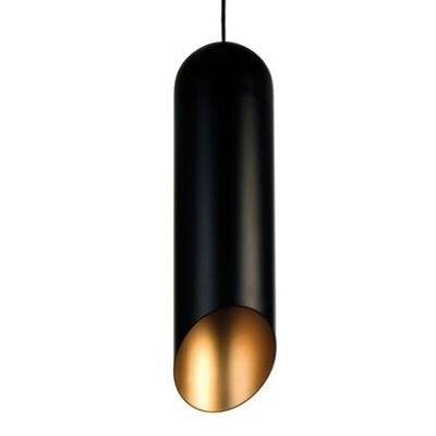Lámpara colgante con forma de cilindro, luces de metal modernas / LMC-1