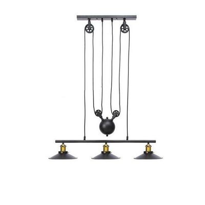 Industrial Style Metal Suspended 3 Light Shades / LM-3