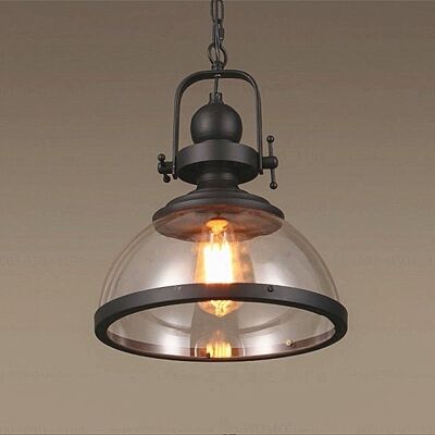 Lampes suspendues de restaurant en métal, style industriel / LMG-1