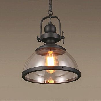 Lampes suspendues de restaurant en métal, style industriel / LMG-1 1