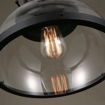 Lampes suspendues de restaurant en métal, style industriel / LMG-1 3