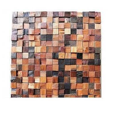 Mosaik-Holzfliesen, 3D-Holzkunstwerk, VPS1 / VPS1