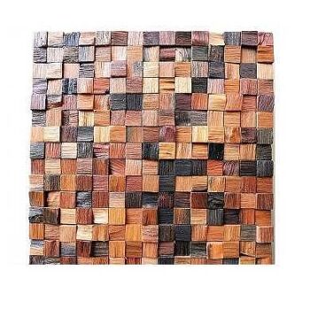 Carreaux de mosaïque en bois, 3D Wood ArtWork, VPS1 / VPS1