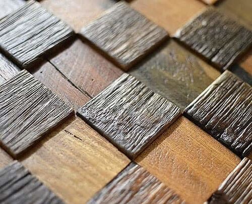 Wood Tiles, Wooden Wall Decor, Vintage Style 2 / WMV2