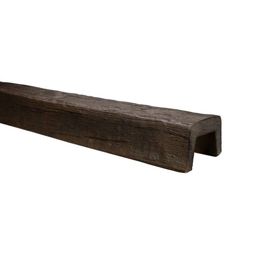 PU Faux Wood Beam 2m/2.5m Long (21x13cm) - Dark Brown / BPU1-200-0