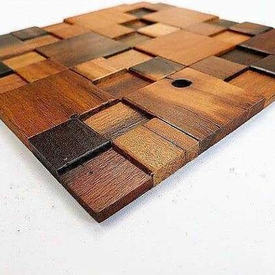 Wooden Wall Tiles, Decorative Tile, Vintage Style 10-A / 1984