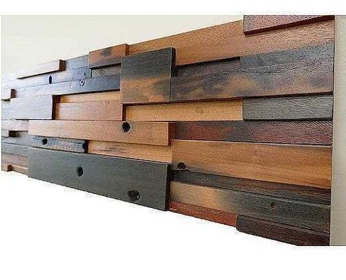 3D Reclaimed Wood Panel, Vintage MVTL2 / MVTL2