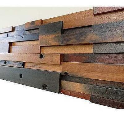 3D Reclaimed Wood Panel, Vintage MVTL2 / MVTL2