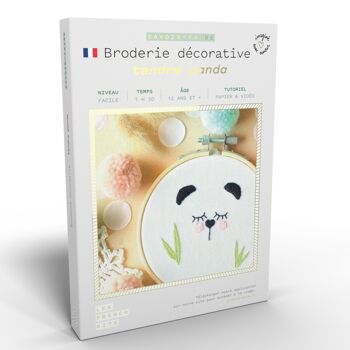 Kit Broderie Panda 1