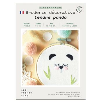 Kit Broderie Panda 2