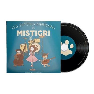 Die CD "Die kleinen Lieder von Mistigri"