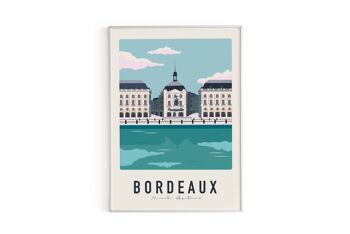 Affiche bordeaux