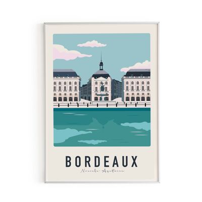 Affiche bordeaux