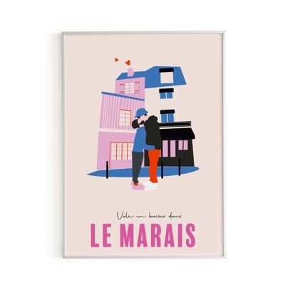 Affiche Le Marais