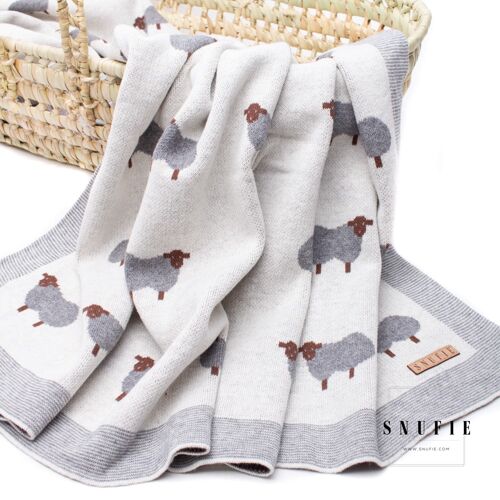 Baby Blanket | SHEEP | White