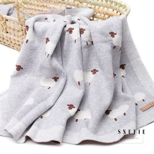 Baby Blanket | SHEEP | Grey