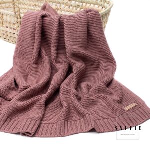 Couverture bébé | TRICOT | Café Léger