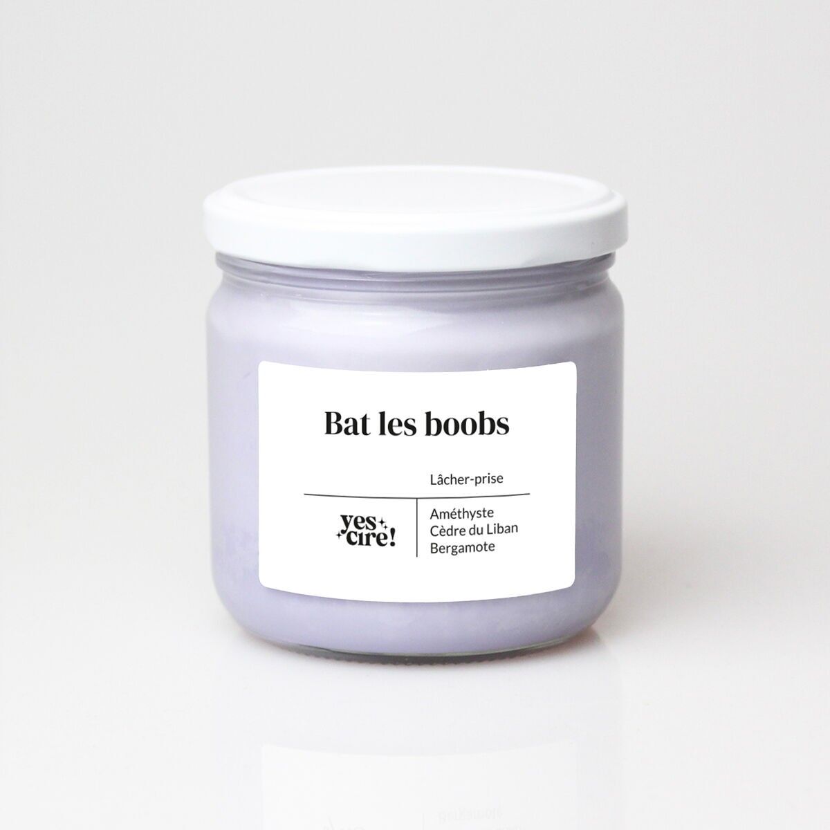 Beat the Boobs | "Let go" amethyst candle