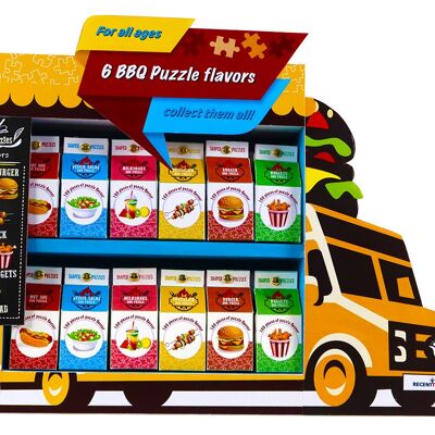 Le puzzle du camion de nourriture (présentoir de 24 pcs)