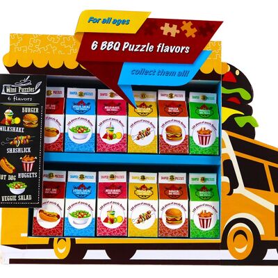 Le puzzle du camion de nourriture (présentoir de 24 pcs)