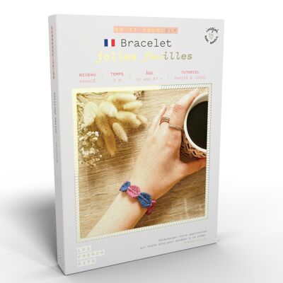 Macrame Bracelet Kit - Pretty Leaves