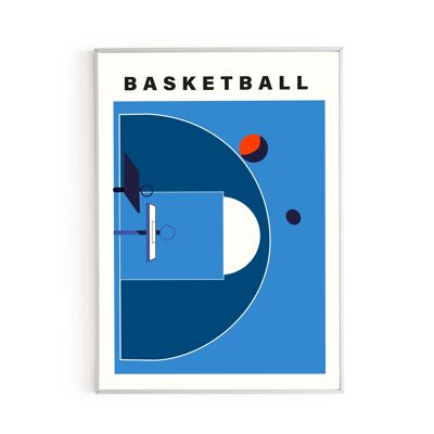 cartel de baloncesto
