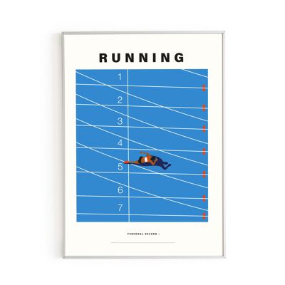 running poster