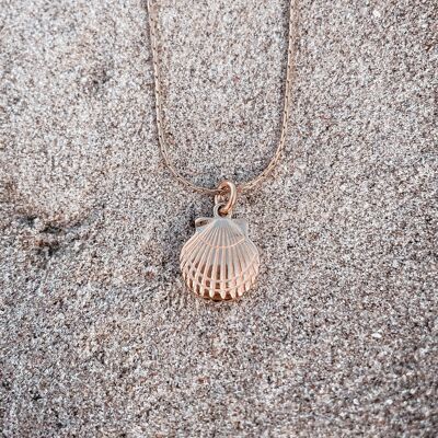 Ocean Shell Necklace Gold
