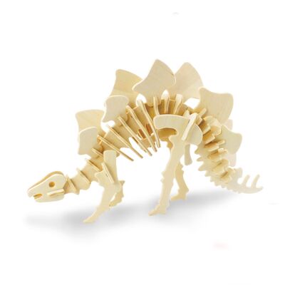 Rompecabezas de madera 3D - JP221 Estegosaurio
