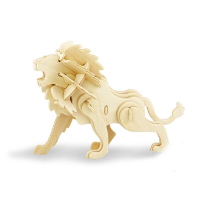 Puzzle 3D en Bois - JP225 Lion