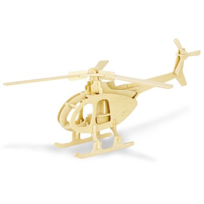Rompecabezas de madera 3D - Helicóptero JP233