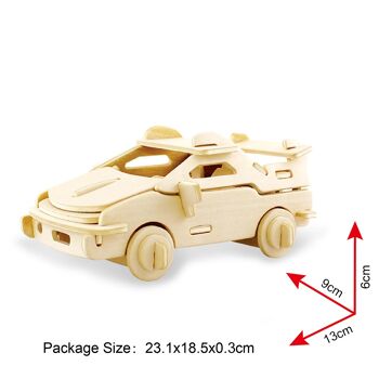 Puzzle 3D en bois - Ferrari JP235 2