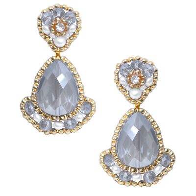 Boucles d'Oreilles Starshine Bleu Clair