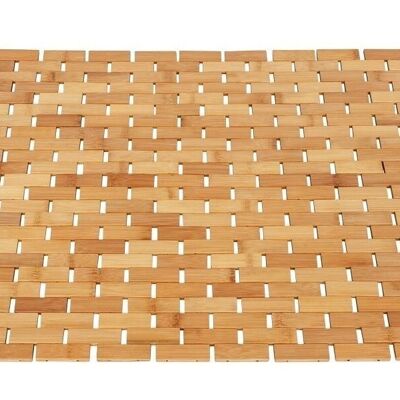 Wellness bath mat made of bamboo
