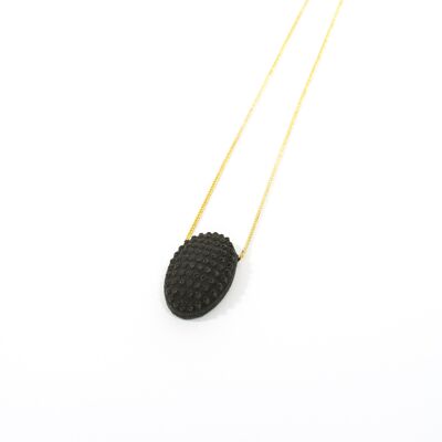 Black Jewelry - Medaillon - gold plated silver