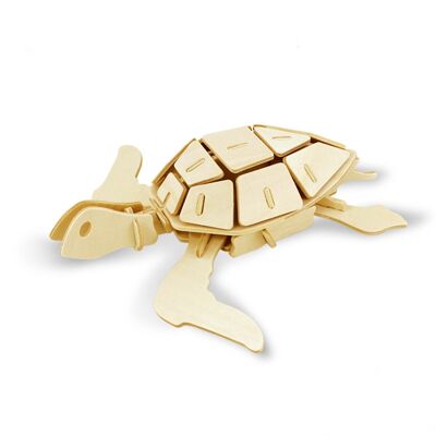 Puzzle 3D in legno - JP295 tartaruga marina