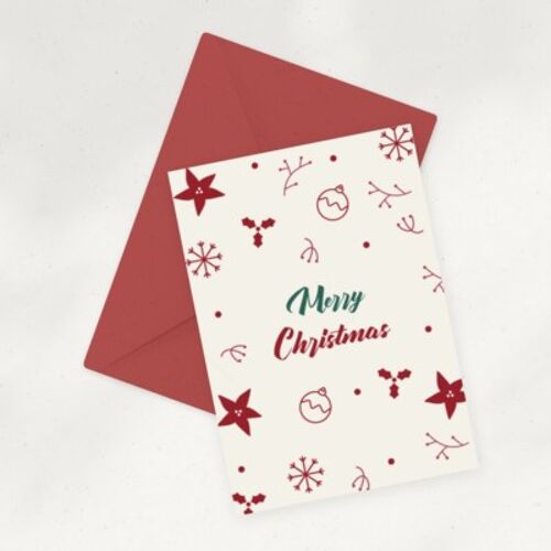 Eco Greeting Card — Vintage Christmas