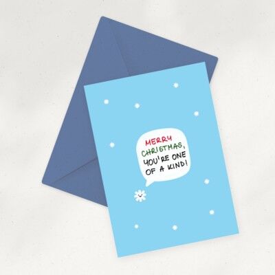 Eco Greeting Card — Perfect Snowflake