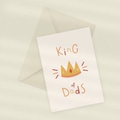Eco Greeting Card — King of Dads