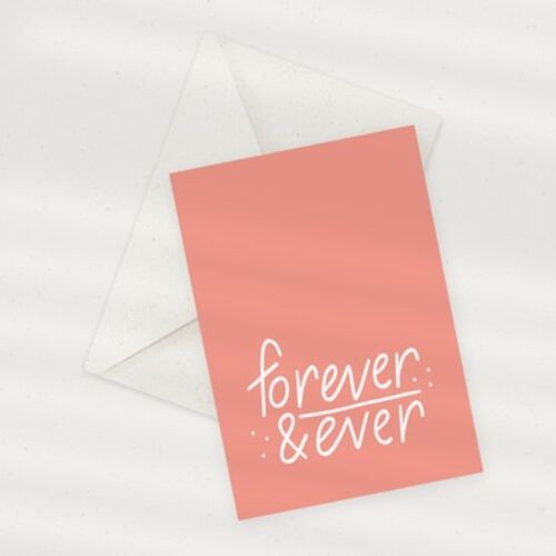 Eco Greeting Card — Forever & Ever