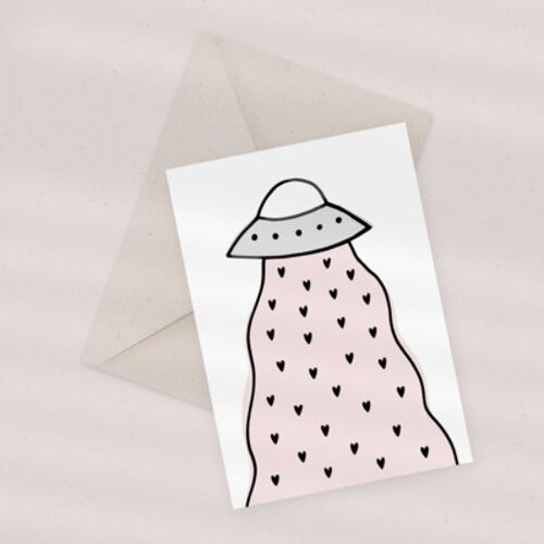 Eco Greeting Card — UFO