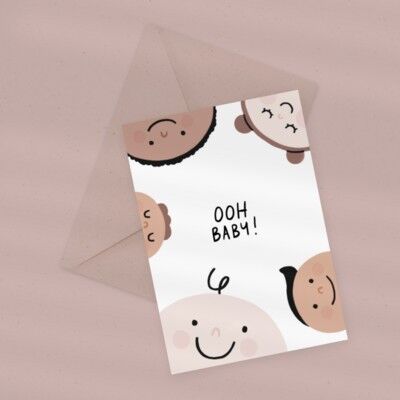 Eco Greeting Card — Baby Boom